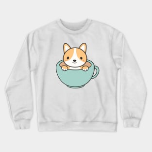 Kawaii Cute Corgi Dog Crewneck Sweatshirt